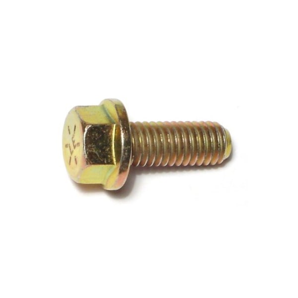 Midwest Fastener Grade 8, 3/8"-16 Flange Bolt, Zinc Plated Steel, 1 in L, 50 PK 50331 - main